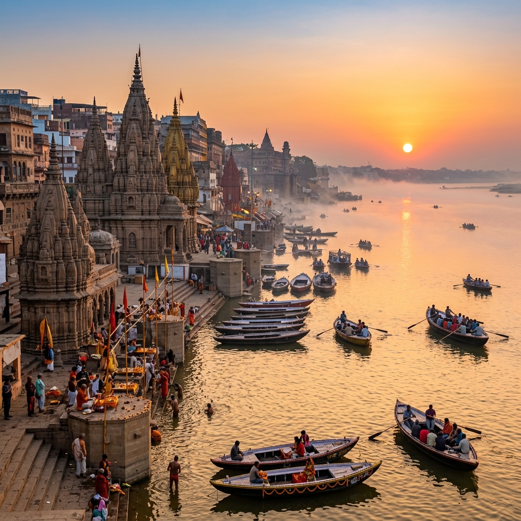 Sunrise Varanasi Ghats